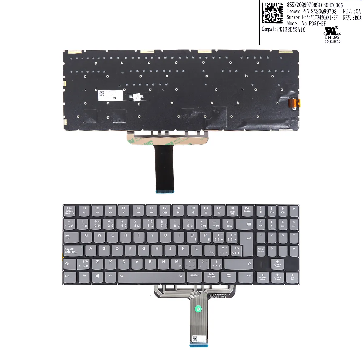 Picture of LENOVO Legion Y730-17ICH Y740-17ICHg Y740-17IRH Y9000K GRAY